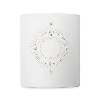 Sonnenring Kreislauf Design - Tasse - Weiß - Vorne
