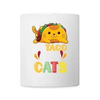 Let's Taco Bout Cats Catlover - Tasse - Weiß - Vorne