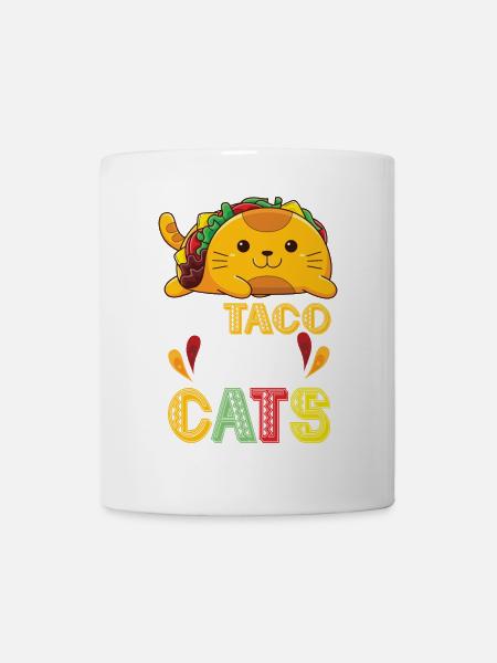 Let's Taco Bout Cats Catlover - Tasse - Weiß
