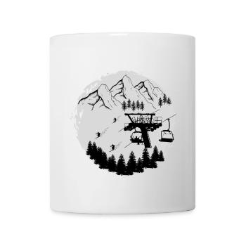 In the Snow Zone - Skiing Winter Sports - Tasse - Weiß - Vorne