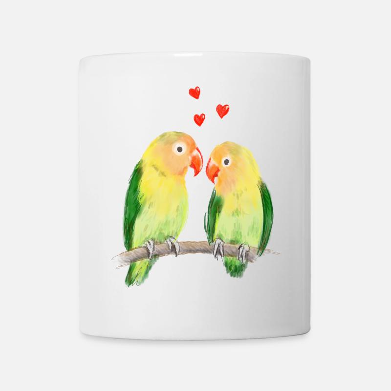 Tourtereaux - Mug blanc - blanc