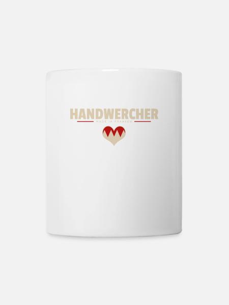 Handwercher - Franken fränkisch fränggisch - Tasse - Weiß
