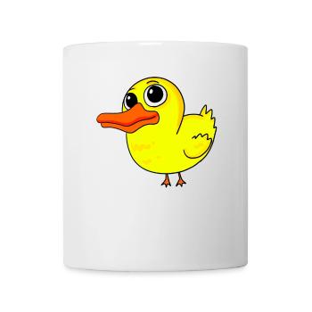 Ente - Tasse - Weiß - Vorne