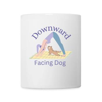 Downward Facing Dog - Yoga Tea - Mug - white - Front