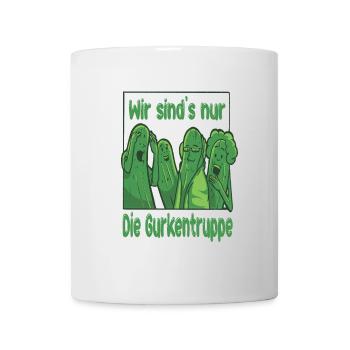 Gurkentruppe Verlierer Gruppe Club Team Mannschaft - Tasse - Weiß - Vorne