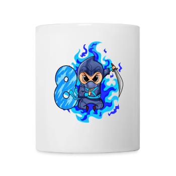 8. Geburtstag Junge 8 Jahre alt Ninja - Tasse - Weiß - Vorne