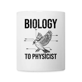 La biologie pour les physiciens - Mug blanc - blanc - Devant