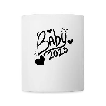 Bébé 2023 Grossesse Enceinte - Mug blanc - blanc - Devant