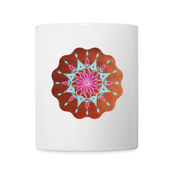 BlumenMandala Entspannung - Sonja Ariel von Staden - Tasse - Weiß - Vorne