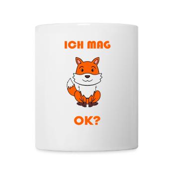 Fuchs Tier Wald Wildtier - Tasse - Weiß - Vorne
