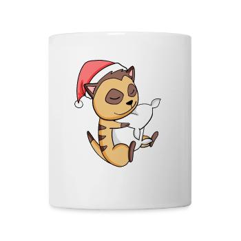 Meerkat Christmas Sleep Sleep - Mug - white - Front