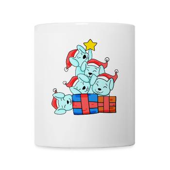 Christmas Christmas Tree Rabbit - Mug - white - Front
