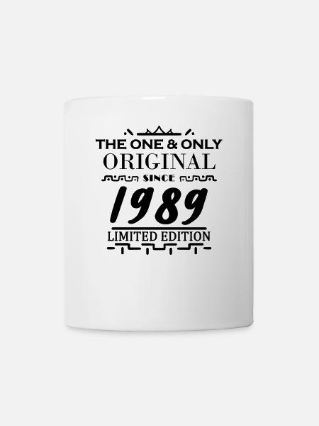 1989 - Baujahr 1989 - Jahrgang 1989 - Tasse - Weiß