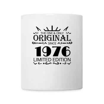 Jahrgang 1976 - Tasse - Weiß - Vorne