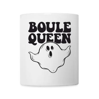Boule Queen Königin Outfit für Boulespieler zum - Tasse - Weiß - Vorne