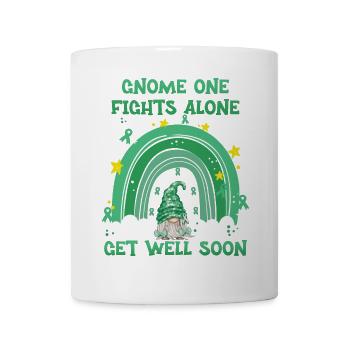 Gnome One combat seul le cancer du foie - Mug blanc - blanc - Devant