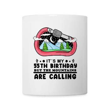 Wandern 55. Geburtstag Wanderer 55 Jahre alt - Tasse - Weiß - Vorne
