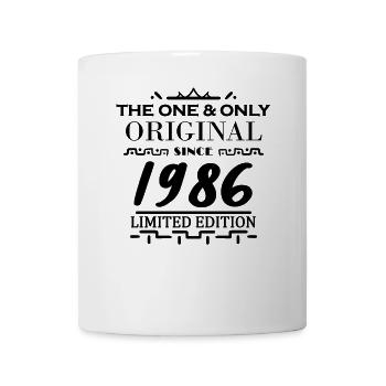 1986 - Year of construction 1986 - Born 1986 - Mug - white - Front