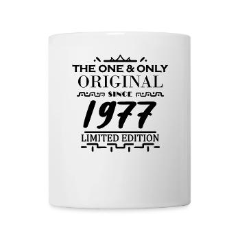 1977 - Année de construction 1977 - Né en 1977 - Mug blanc - blanc - Devant
