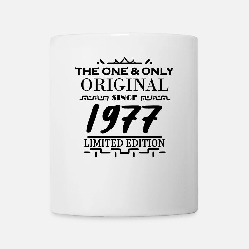 1977 - Année de construction 1977 - Né en 1977 - Mug blanc - blanc