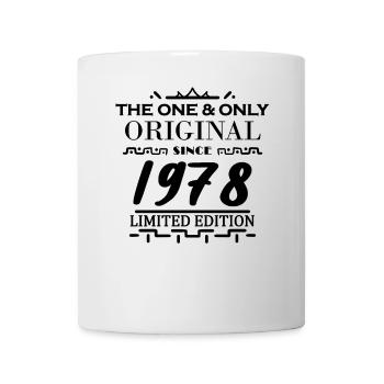 1978 - Year of construction 1978 - Born 1978 - Mug - white - Front