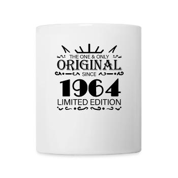 1964 - Baujahr 1964 - Jahrgang 1964 - Tasse - Weiß - Vorne