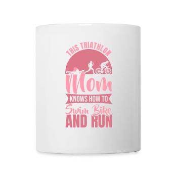 Triathlet Mama - Tasse - Weiß - Vorne