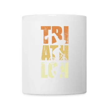 Lustiges Triathlon Event - Tasse - Weiß - Vorne