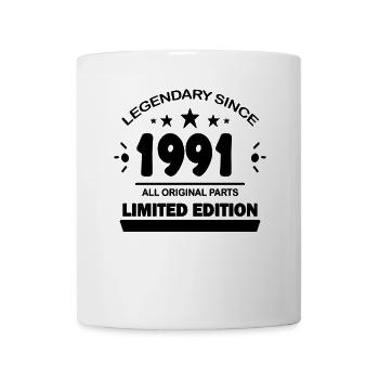 1991 - Jahrgang 1991 - Tasse - Weiß - Vorne