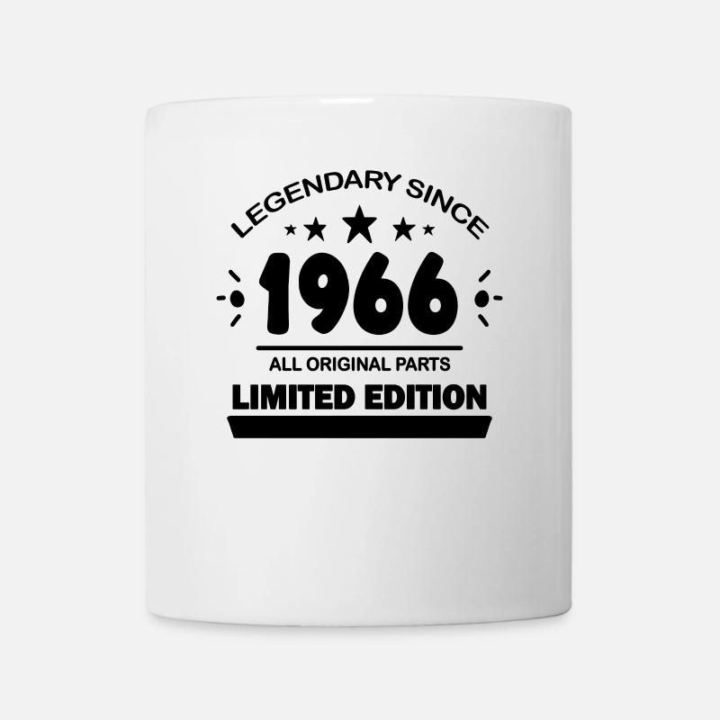 Année de construction 1966 - né en 1966 - Mug blanc - blanc