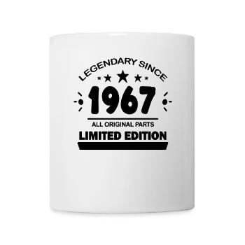 Baujahr 1967 - Jahrgang 1967 - Tasse - Weiß - Vorne