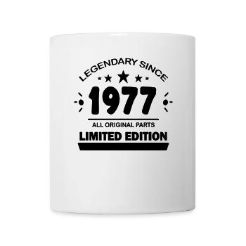 Année de construction 1977 - né en 1977 - Mug blanc - blanc - Devant
