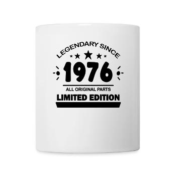 Baujahr 1976 - Jahrgang 1976 - Tasse - Weiß - Vorne