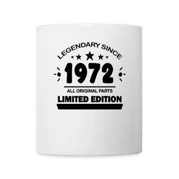 Baujahr 1972 - Jahrgang 1972 - Tasse - Weiß - Vorne