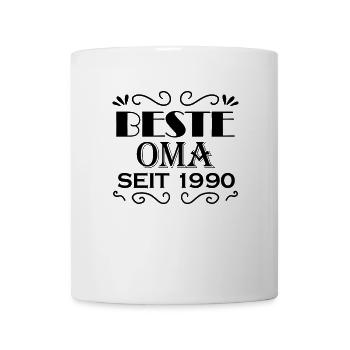 Beste Oma seit 1990 - Tasse - Weiß - Vorne