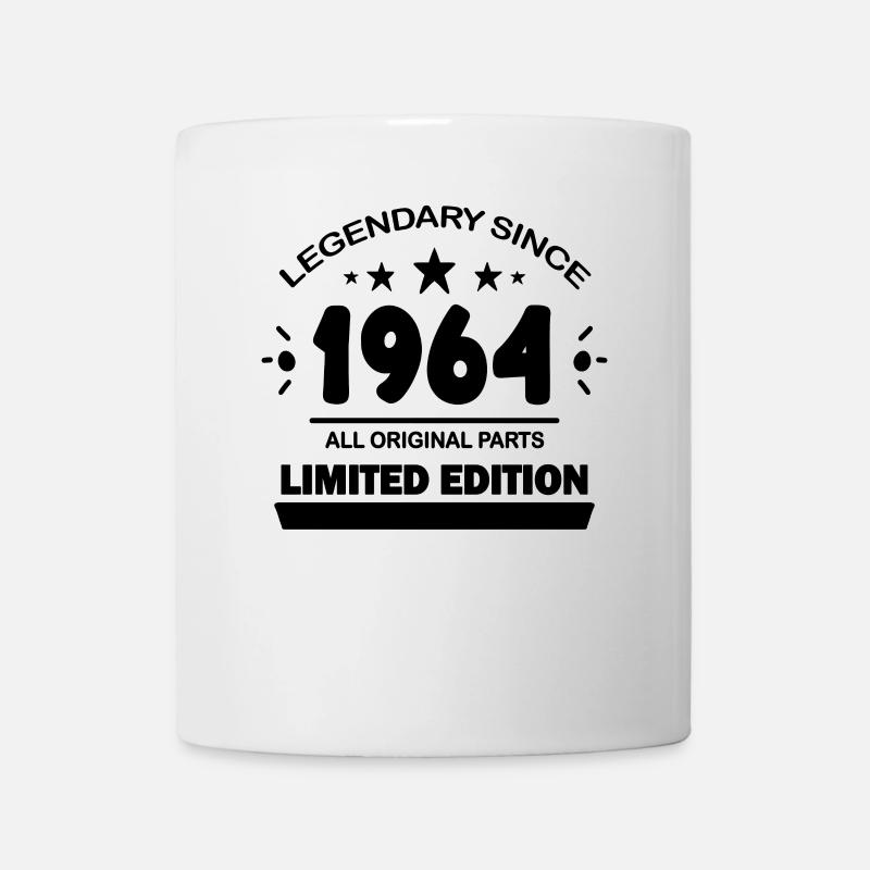Année de construction 1964 - né en 1964 - Mug blanc - blanc