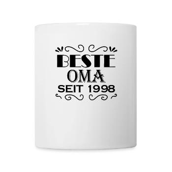 Beste Oma seit 1998 - Tasse - Weiß - Vorne