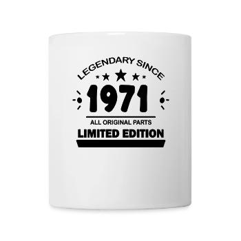 Baujahr 1971 - Jahrgang 1971 - Tasse - Weiß - Vorne