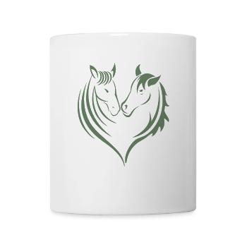Horses Heart Horse lovers - Mug - white - Front