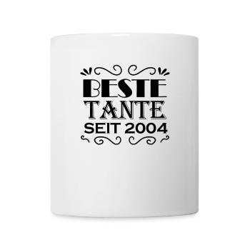 Beste Tante seit 2004 - Tasse - Weiß - Vorne