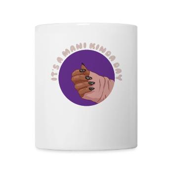 C'est une manucure un peu jour - Mug blanc - blanc - Devant