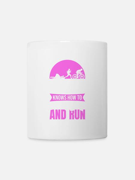 Triathlon Mutter - Tasse - Weiß