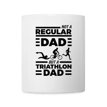 Triathlon Vater - Tasse - Weiß - Vorne
