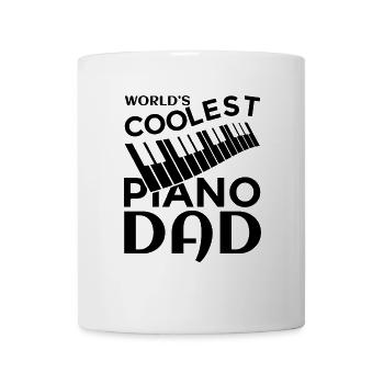 Klavier Vater - Tasse - Weiß - Vorne