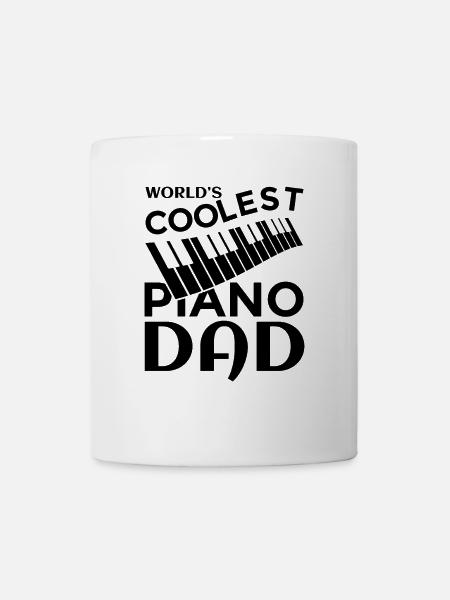 Klavier Vater - Tasse - Weiß