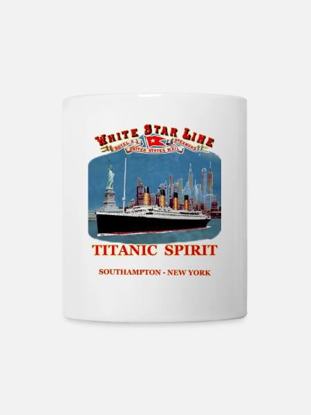 TITANIC SPIRIT création Louis RUNEMBERG © Adagp - Mug blanc - blanc