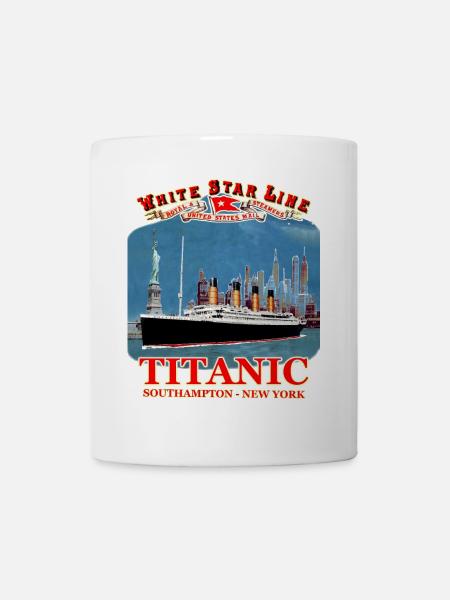 TITANIC Kreation Louis RUNEMBERG © Adagp - Tasse - Weiß