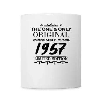 1957 - Year of construction 1957 - Born 1957 - Mug - white - Front