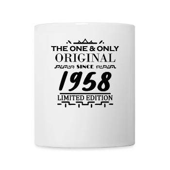 1958 - Year of construction 1958 - Born 1958 - Mug - white - Front
