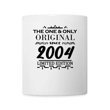2004 - Baujahr 2004 - Jahrgang 2004 - Tasse - Weiß - Vorne